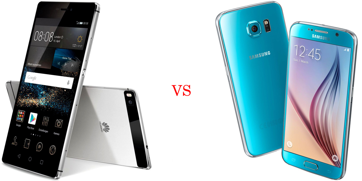 Huawei P8 versus Samsung Galaxy S6 5